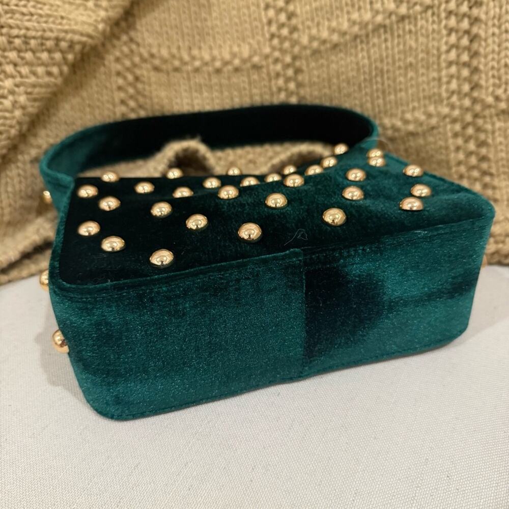 By Anthropologie Studded Velvet Shoulder Bag - Picture 4 of 6